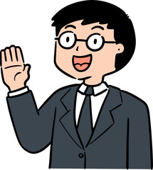 Illustration of businessman
