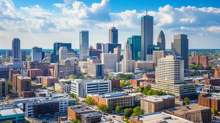 Oklahoma City Skyline: A Panoramic View of Urban Architecture