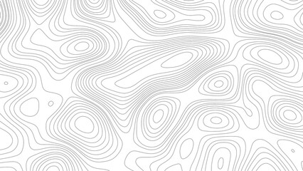 Fototapeta premium Background of contour topographic map. Abstract topography and geography grid background. Topographic map. Contour abstract background. Vector illustration.