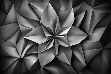 Obraz premium Abstract geometric floral pattern
