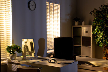 The modern office features natural lighting and a minimalistic design, boosting productivity