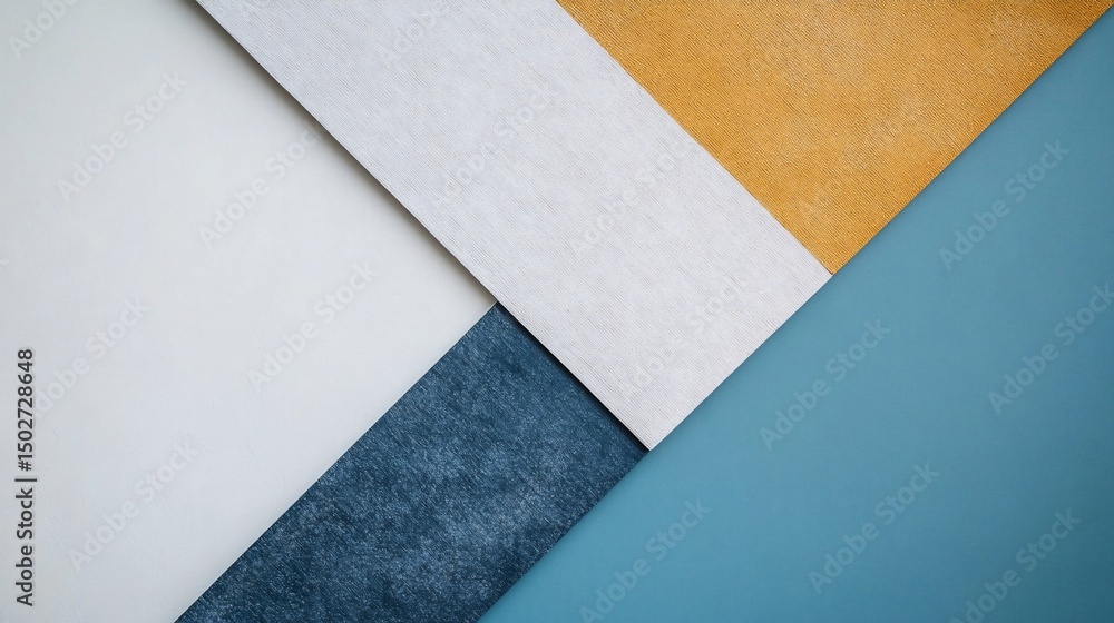 Poster abstract geometric color block design background