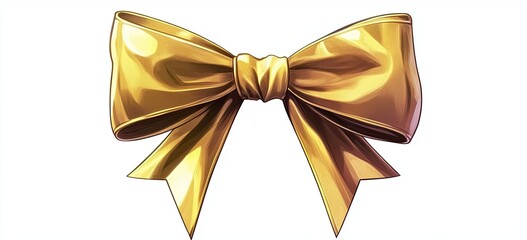 Golden Gift Bow