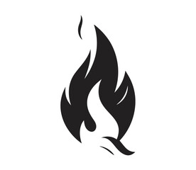 Fire flame logo vector illustration design template. Fire flame icon