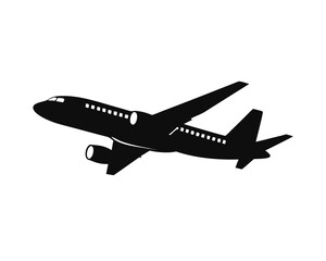 airplanes vector icon on white background, airplane vector Illustration