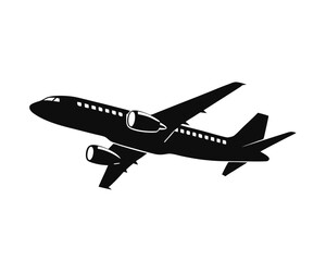 airplanes vector icon on white background, airplane vector Illustration