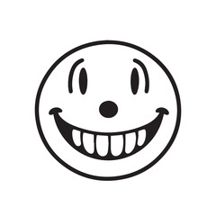 happy emoji face vector
