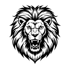Fototapeta premium lion head vector