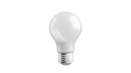 light bulb isolated on white background