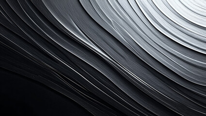 Black textured gradient offers an abstract background that elevates digital design. This versatile element adds depth and sophistication to modern artistic visuals.