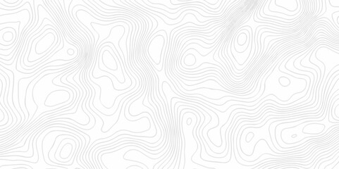 Abstract minimal The patter discovery vector topo map creative discovery White wave grid stripe line map topography. vector geographic contour mounted map background.	