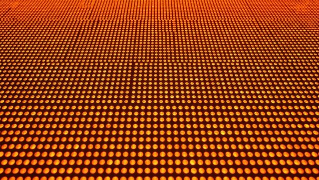 Warm light emitting diodes in a uniform array