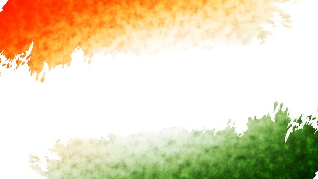 Artistic Independence Day Tricolor Design