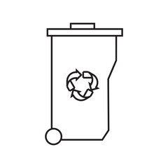 rubbish bin icon 