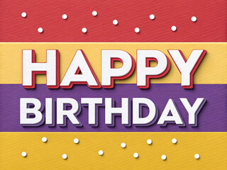 Fototapeta premium Happy birthday 