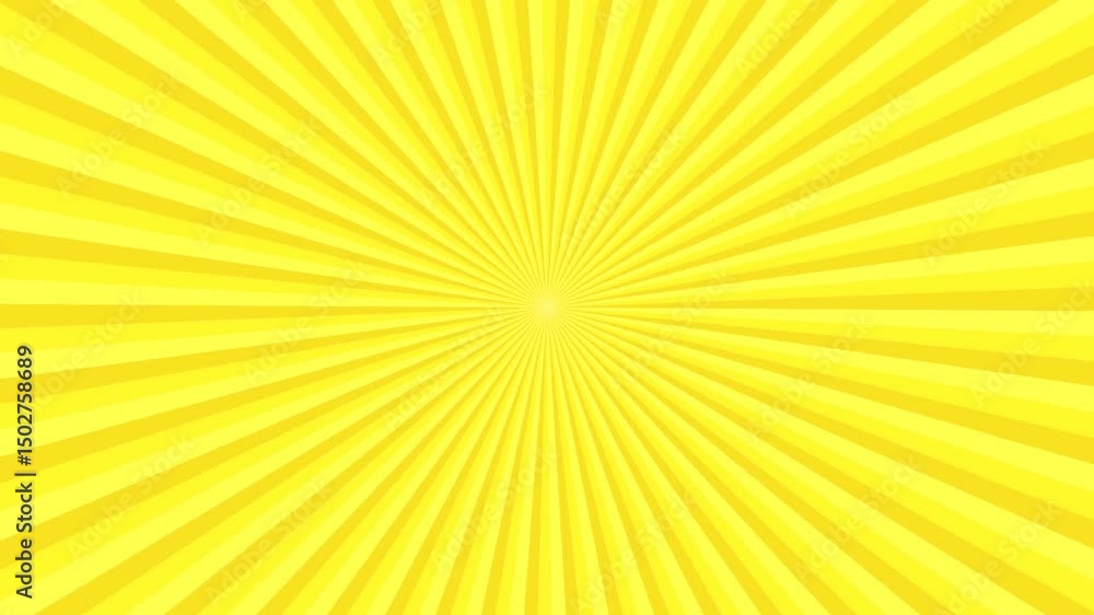 Poster geometric golden abstract star burst background design - seamless loop animation