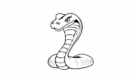 Fototapeta premium Cartoon Snake Mascots – Dynamic, Expressive, and Fun Reptile Logo Characters