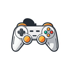 Game Controller Icon vector on white background
