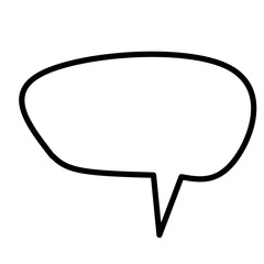 Naklejka premium speech bubble icon