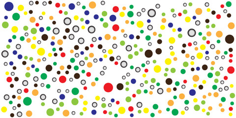 Vector flat background. Minimalist trendy abstract polka dot pattern. Perfect for screensaver, poster, card, invitation or home decor. vector