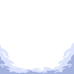 simple cloud element bottom frame