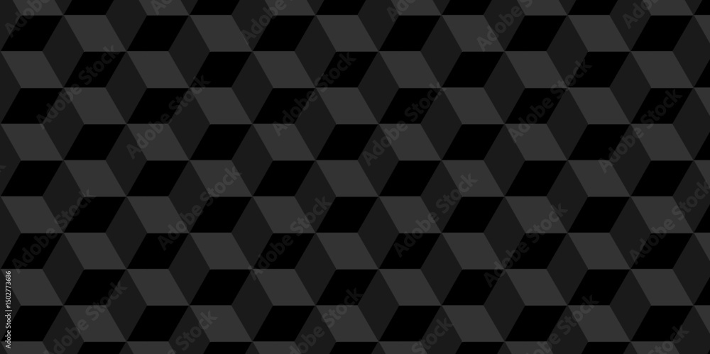 Fototapete geometric minimal diamond pattern grid backdrop triangle background. abstract cube geometric tile an