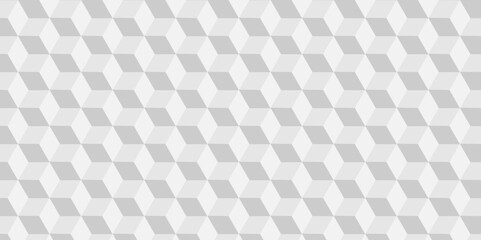 Minimal cubes geometric tile and mosaic wall grid retro digital tiles wallpaper background. white and gray block cube structure square triangle texture vintage design.	
