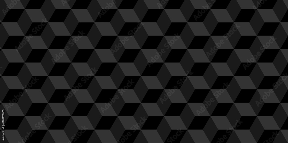 Fototapete geometric minimal diamond pattern grid backdrop triangle background. abstract cube geometric tile an