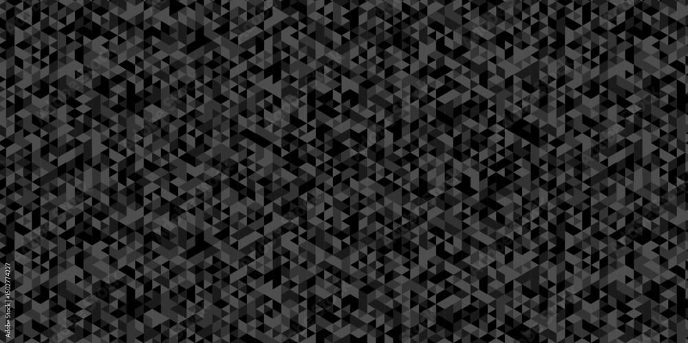 Poster abstract geometric vector seamless technology gray and black background. abstract geometric pattern 