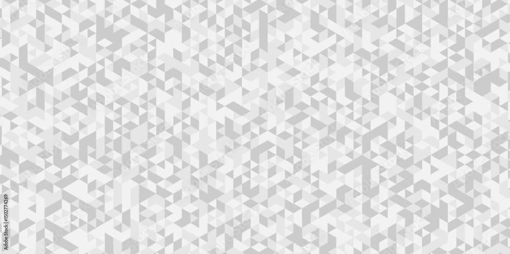 Poster abstract geometric background vector seamless technology gray and white background. abstract geometr