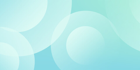 Minimalist banner background. Green and blue gradations.Circle geometric background. Simple design. Vector. EPS 10