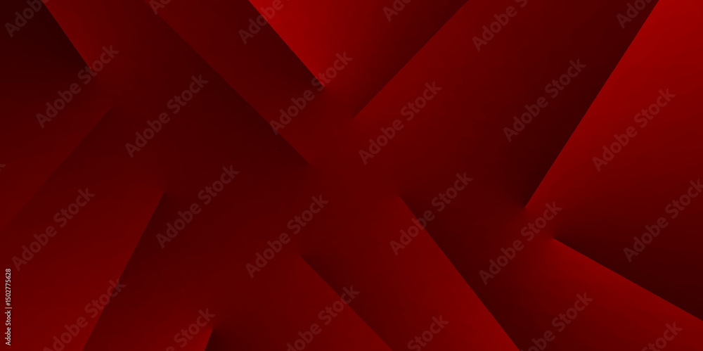 Poster abstract red background with lines. red color abstract modern luxury background for design. geometri