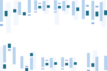 Futuristic abstract lines and bars background in blue tones