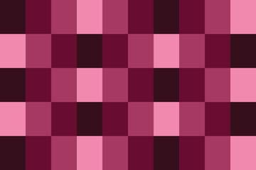 Pixelated abstract background in red and purple squares