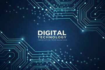 Abstract digital technology background image