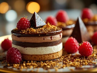 Exquisite Layers of Chocolate Indulgence