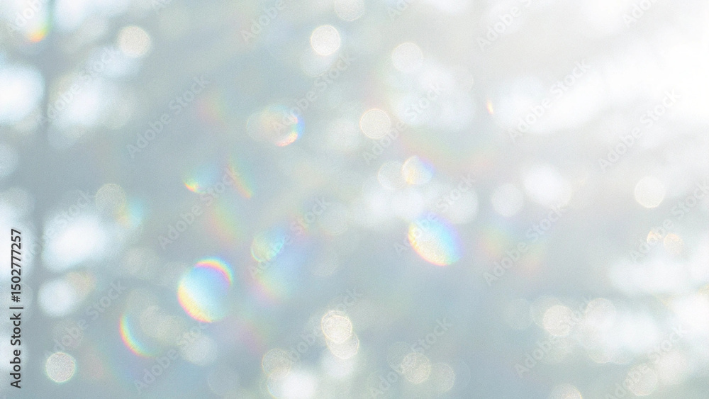 Poster abstract bokeh background