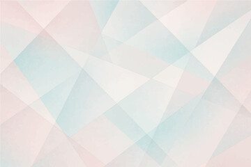 Abstract light pastel soft pink light turquoise cyan silver white abstract pattern background. Geometric. Line stripe angle facet triangle fold. Color gradient. Noise grain. Business.
