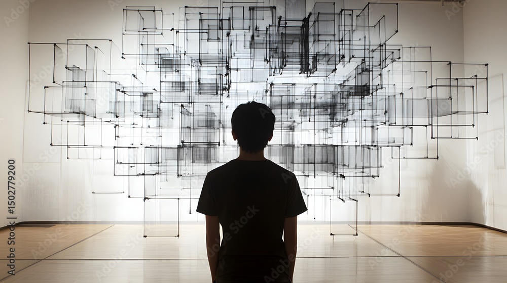 Poster interactive art: viewer response to centralized forms