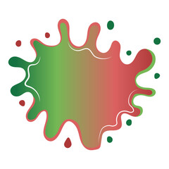Watermelon Liquid Splash Vector Illustration