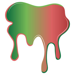 Watermelon Liquid Splash Vector Illustration