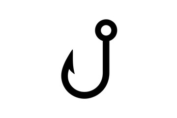 Fishing hook vector image for angling and sport