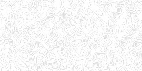 Topographic map. Geographic mountain relief. Abstract lines background. Contour maps. Vector illustration, Topo contour map on white background, Topographic contour lines vector map seamless pattern.	