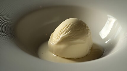 Scoop of Ice Cream in a Bowl