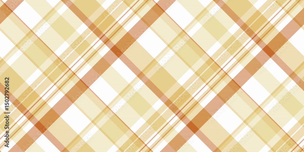 Poster warm plaid pattern with intersecting lines in neutral hues. creates a seamless, versatile background