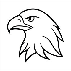 Eagle Head Graphic Design for Banner or Advertisement