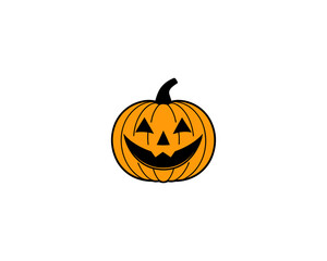 Halloween Pumpkin Faces Vector – Scary, Cute, Funny Jack-o’-Lantern Carved Pumpkins for Fall Design and Decoration.