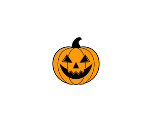 Halloween Pumpkin Faces Vector – Scary, Cute, Funny Jack-o’-Lantern Carved Pumpkins for Fall Design and Decoration.