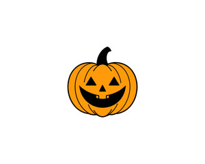 Halloween Pumpkin Faces Vector – Scary, Cute, Funny Jack-o’-Lantern Carved Pumpkins for Fall Design and Decoration.