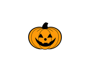 Halloween Pumpkin Faces Vector  Scary, Cute, Funny Jack-o’-Lantern Carved Pumpkins for Fall Design and Decoration.